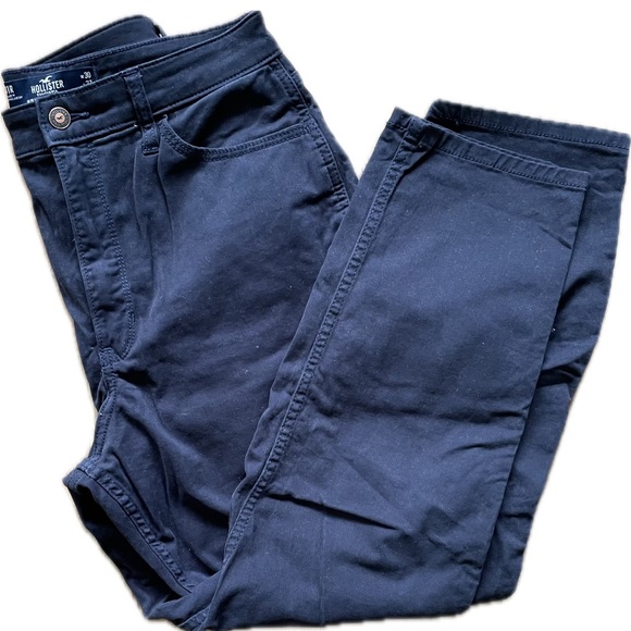 Hollister Pants - Hollister Navy Blue Chinos
